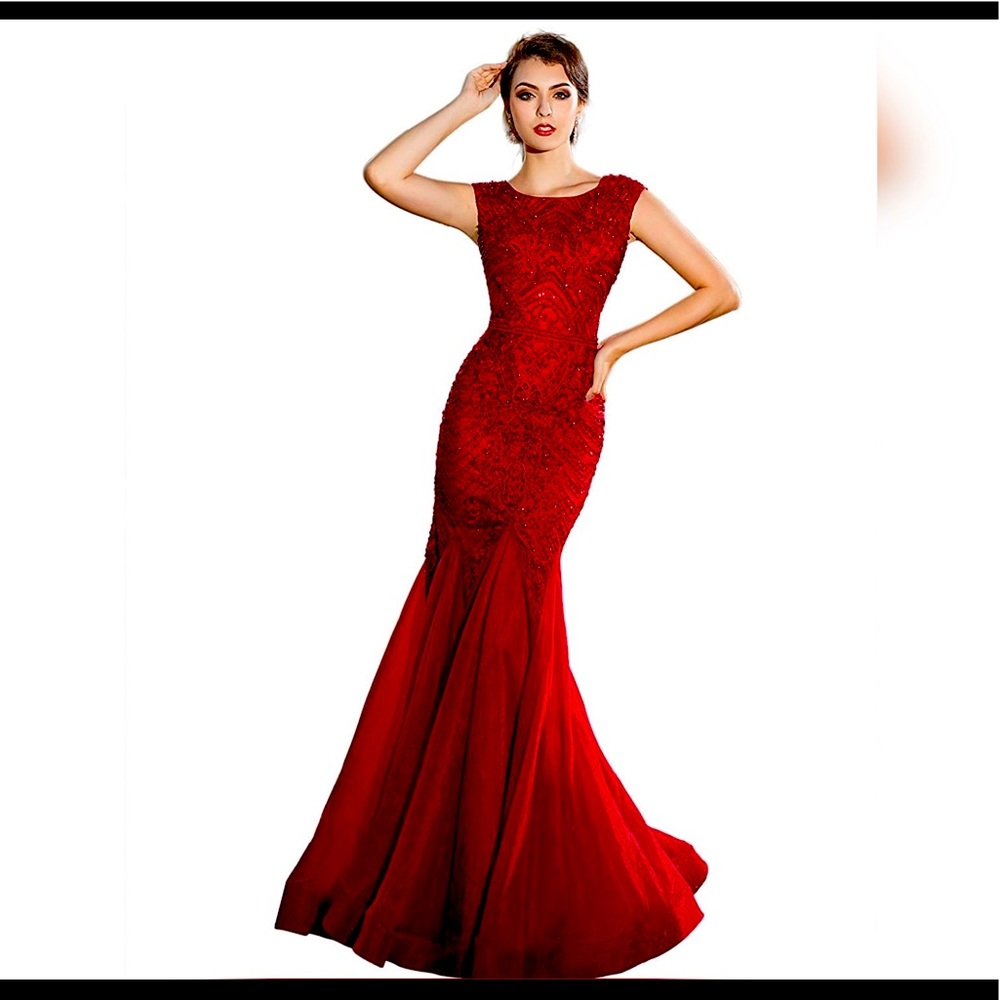 Gorgeous Red Gala Gown 💃🏻